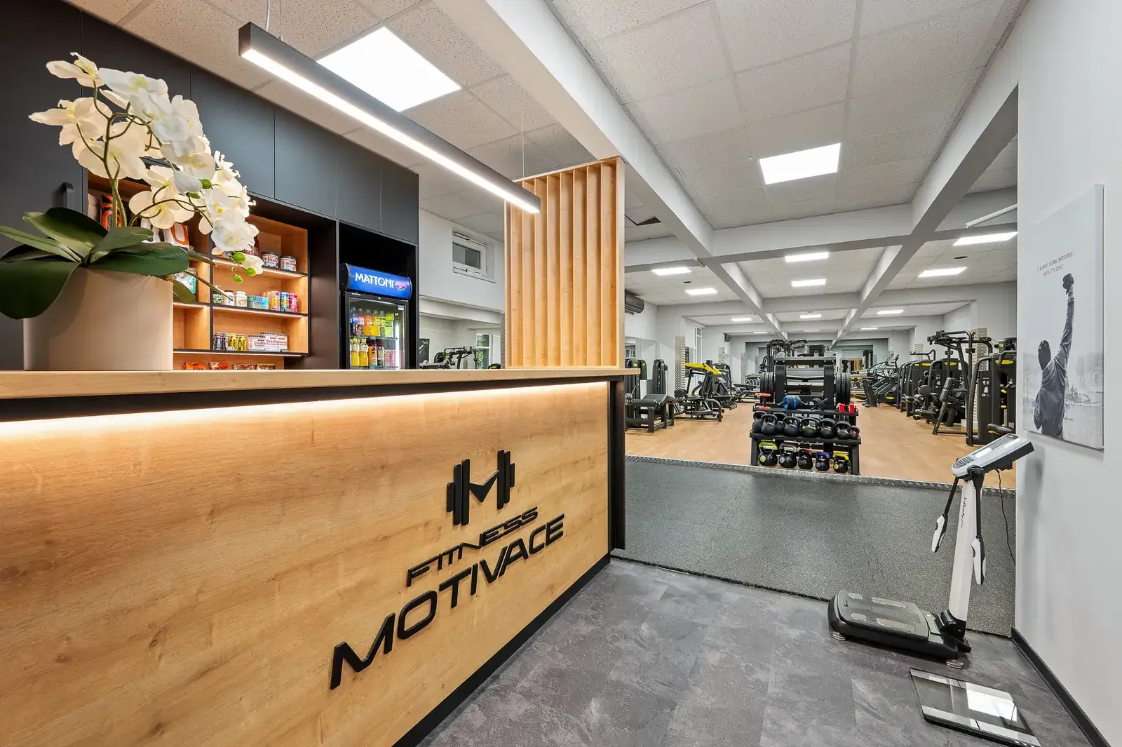 Recepce a posilovna Gym Kounicova